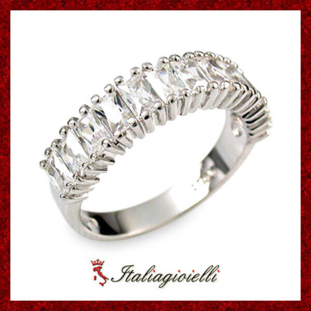 Solare Anello Veretta in Argento 925 - Italiagioielli