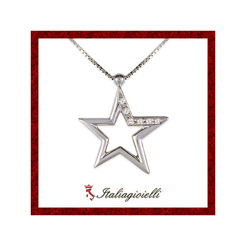 Smagliante Collana Stella in Argento 925 - Italiagioielli