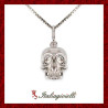 Collana Teschio in Argento 925 - Italiagioielli