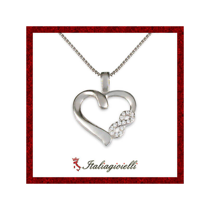 Collana Cuore Infinito in Argento 925 - Italiagioielli