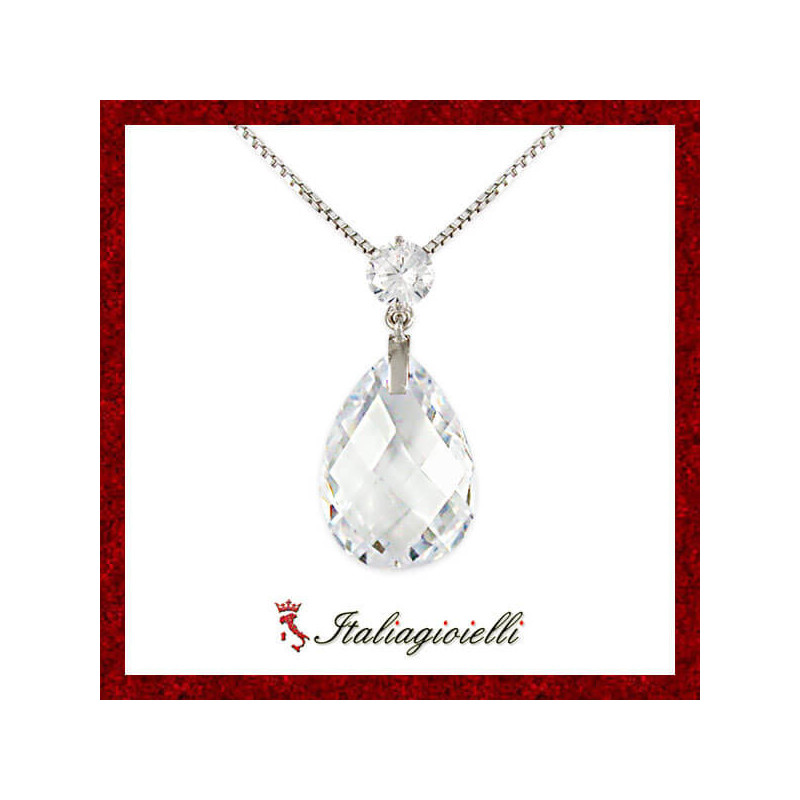 Ammaliante Collana Goccia in Argento 925 - Italiagioielli