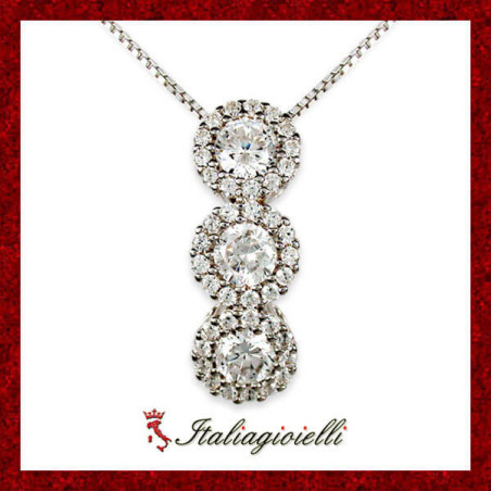 Raggiante Collana Trilogy in Argento 925 - Italiagioielli