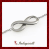 Braccialetto Infinito Donna Uomo in Argento 925 - Italiagioielli