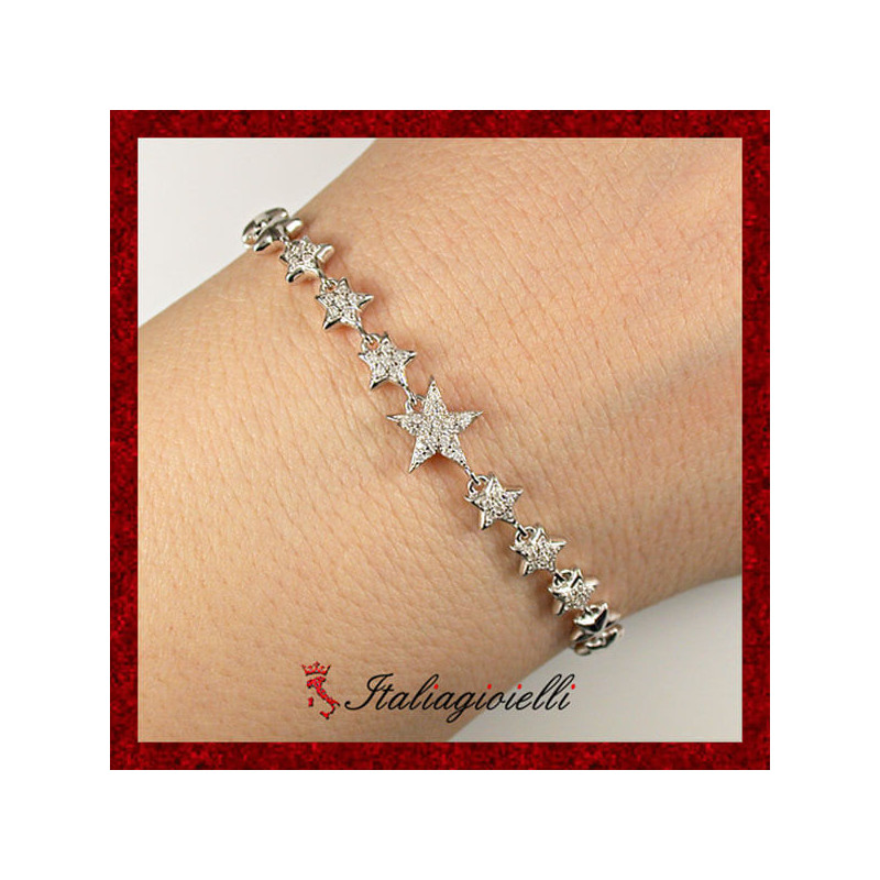 Favoloso Bracciale Stellato in Argento 925 - Italiagioielli