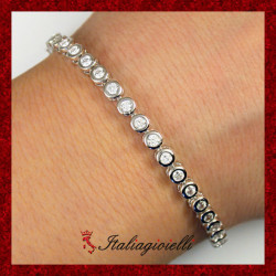 Magnifico Bracciale Tennis in Argento 925 - Italiagioielli