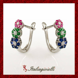 Floreali Orecchini Tilogy in Argento 925 - Italiagioielli