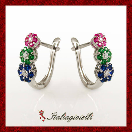 Floreali Orecchini Tilogy in Argento 925 - Italiagioielli