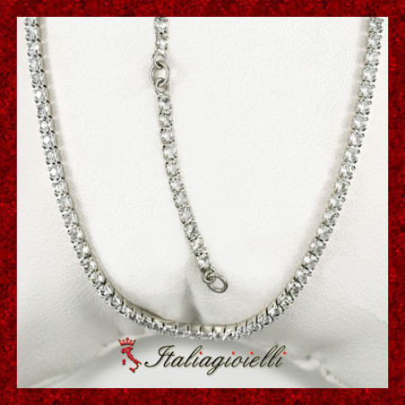 Cavigliera Tennis in Argento 925 - Italiagioielli