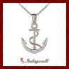 Collana Pendente Ancora in Argento 925 - Italiagioielli