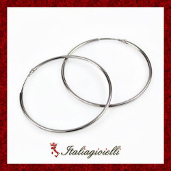 Orecchini a Cerchio Donna in Argento 925 - Italiagioielli