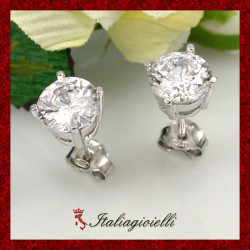 Orecchini Punto Luce 3,05 Kt Unisex in Argento 925 - Italiagioielli