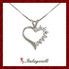 Seducente Collana Cuore Donna in Argento 925 - Italiagioielli