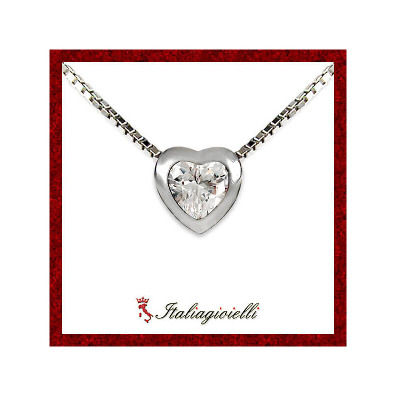 Nobile Collana Cuore in Argento 925 - Italiagioielli