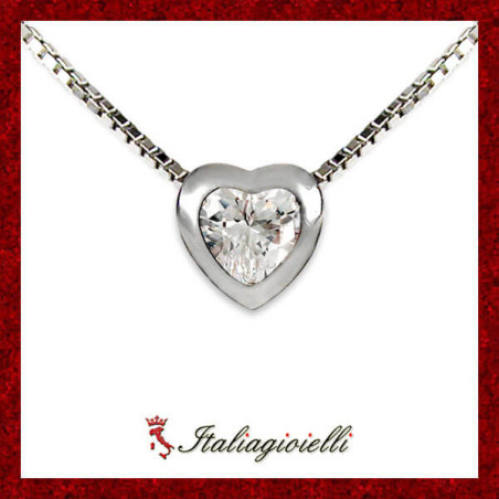 Nobile Collana Cuore in Argento 925 - Italiagioielli