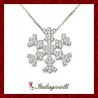 Luccicante Collana Fiocco di Neve in Argento 925 - Italiagioielli
