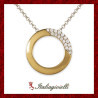 Sgargiante Collana a Cerchio in Argento 925 - Italiagioielli