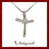 Originale Collana Croce in Argento 925 - Italiagioielli