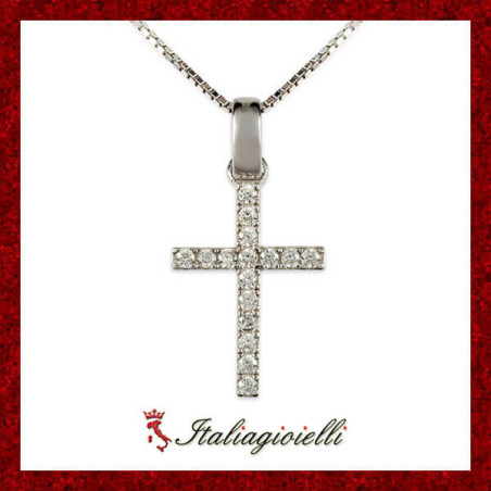 Splendida Collana Croce in Argento 925 - Italiagioielli