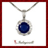 Fastosa Collana Zaffiro in Argento 925 - Italiagioielli