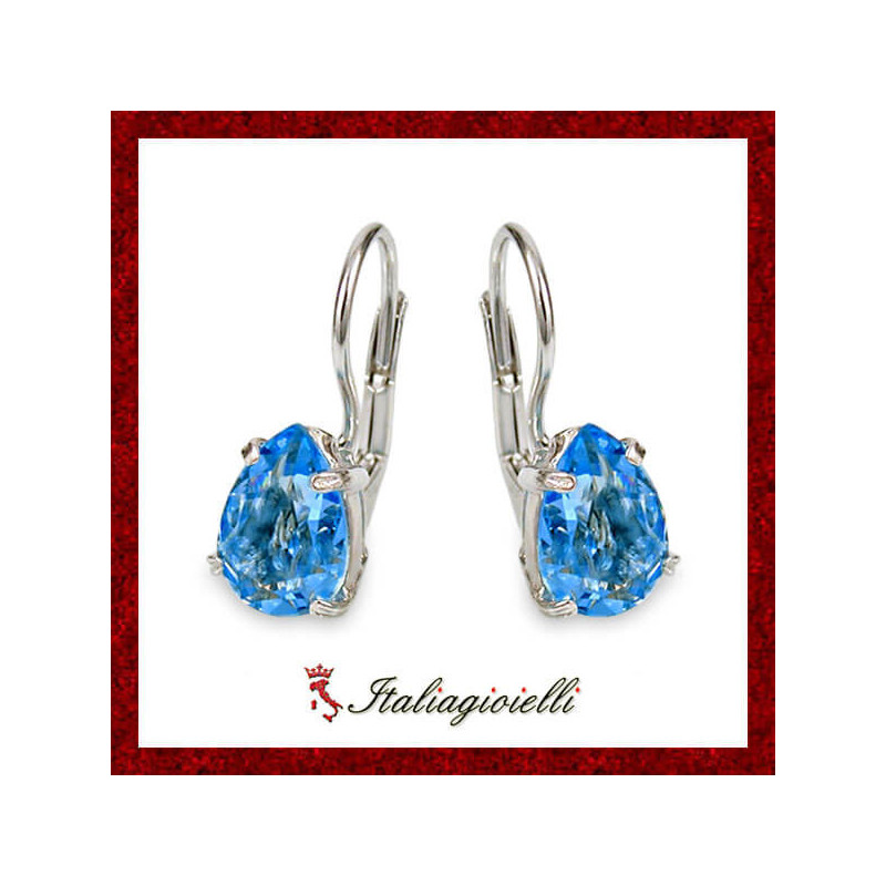 Orecchini Goccia Topazio in Argento 925 - Italiagioielli