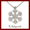 Collana Fiocco di Neve in Argento 925 - Italiagioielli
