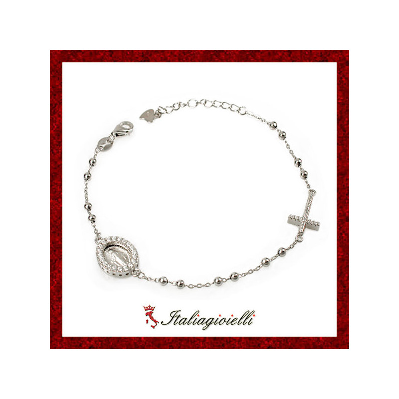 Raggiante Braccialetto Rosario in Argento 925 - Italiagioielli