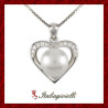 Pregevole Collana Cuore in Argento 925 - Italiagioielli