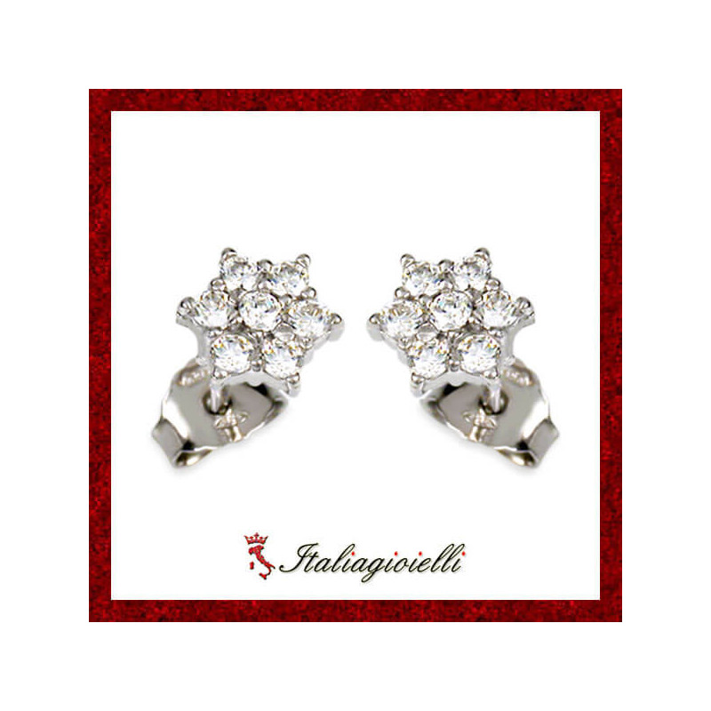 Orecchini Fiore in Argento 925 - Italiagioielli