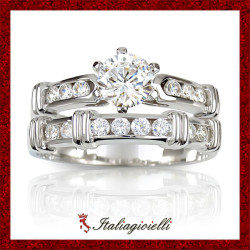 Incantevole Doppio Anello in Argento 925 - Italiagioielli