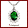 Sfarzosa Collana Smeraldo in Argento 925 - Italiagioielli