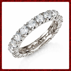 Abbagliante Anello Veretta Eternity Argento 925 - Italiagioielli