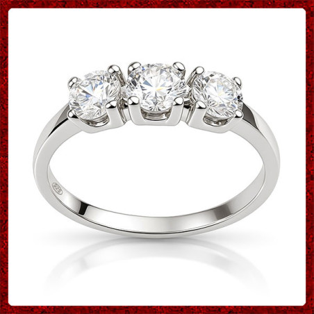 Distinto Anello Trilogy in Argento 925 - Italiagioielli
