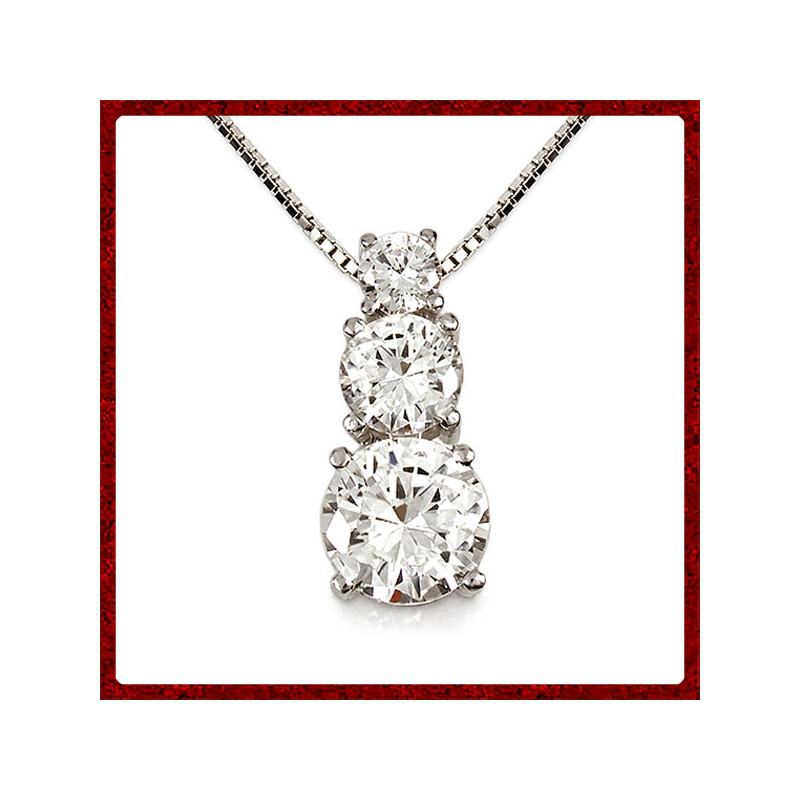 Maestosa Collana Trilogy Donna in Argento 925 - Italiagioielli