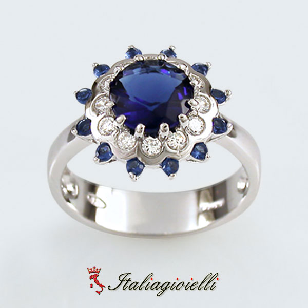 Regale Anello Zaffiro