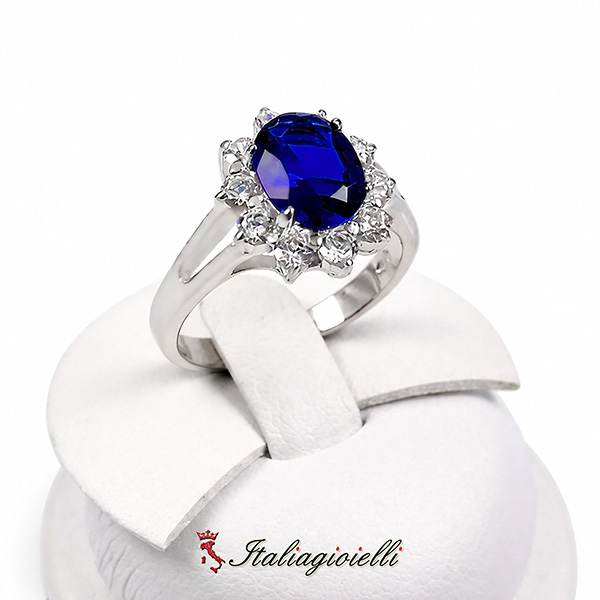 Sfarzoso Anello Kate Zaffiro
