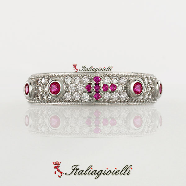 Prezioso Anello Rosario Rubino