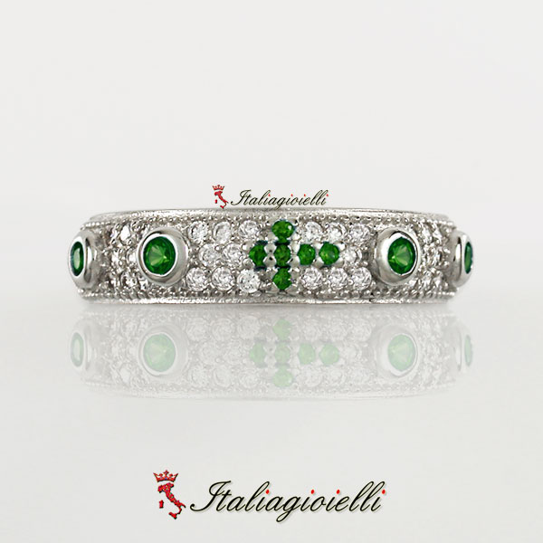 Prezioso Anello Rosario Smeraldo