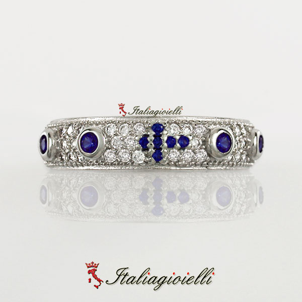 Prezioso Anello Rosario Zaffiro