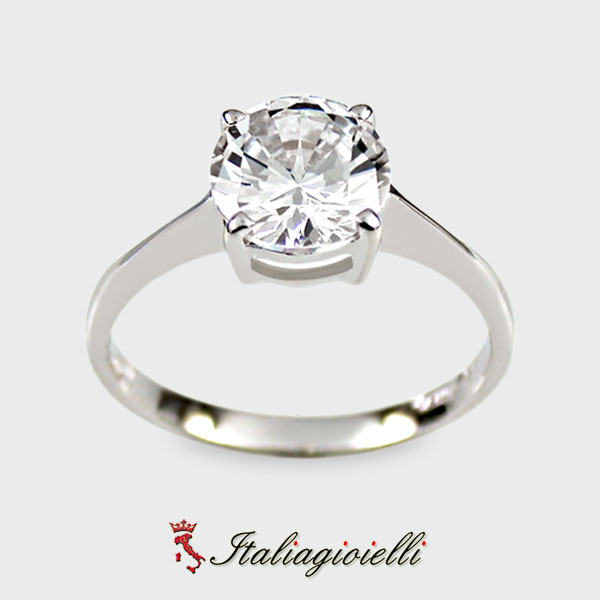 Raffinato Anello Solitario