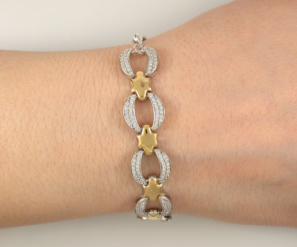 Principesco Bracciale Bicolore