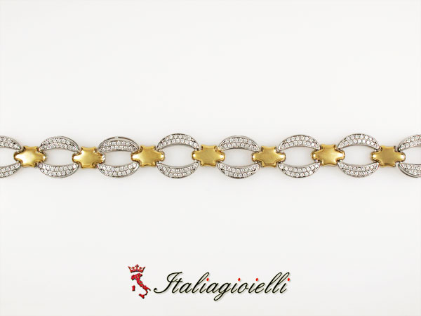 Principesco Bracciale Bicolore
