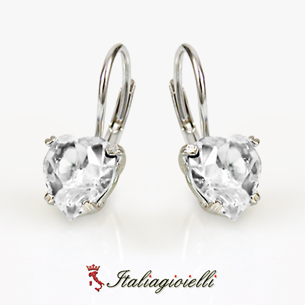 Orecchini Cuore Brillante
