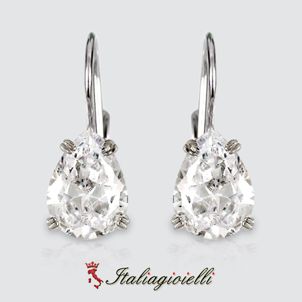 Orecchini Goccia Brillante