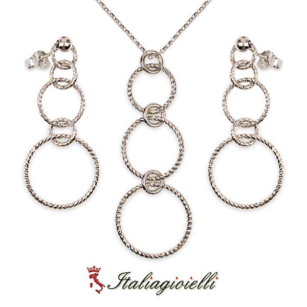 Parure a Cerchio Diamantata