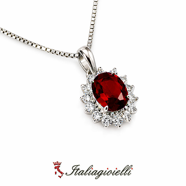 Sfarzosa Collana Rubino