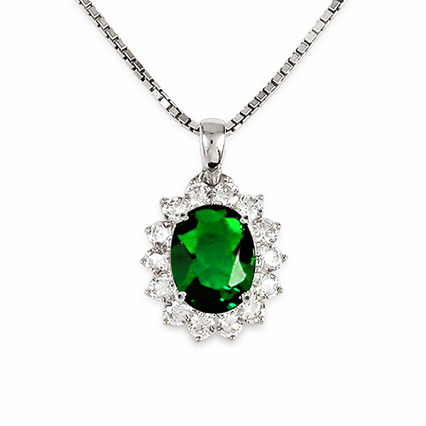 Sfarzosa Collana Smeraldo