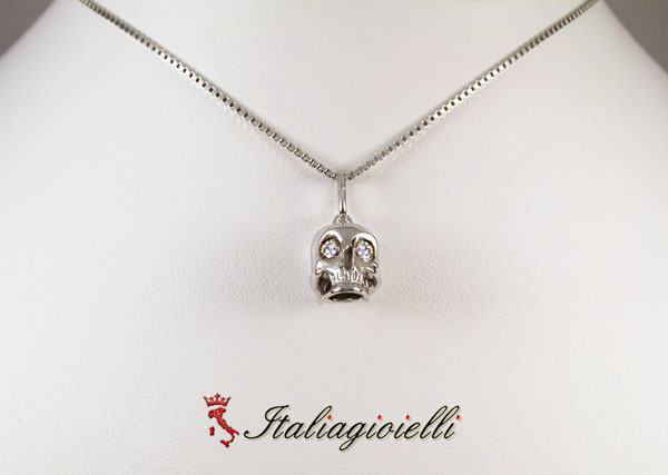 Collana Pendente Teschio