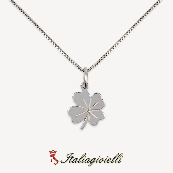 Collana Quadrifoglio Portafortuna