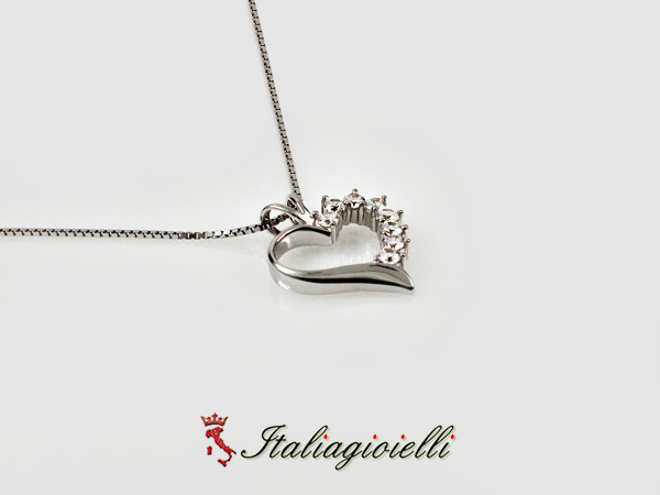 Elli Collana Donna Con Ciondolo Inghilterra A Cuore, In Argento 925, Lunghezza 45 Cm, Regalo In Confezione Velluto - 2